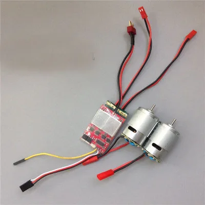 1 шт. двухсторонний двунаправленный 20A ESC 6 В 240 матовый регулятор скорости + 12 8
