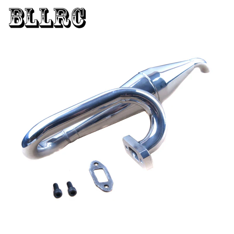 

RC Car HSP 1/5 Metal Side Exhaust Pipe for 050024 HSP 94050 Gasoline Engine RC Bigfoot Car 94050