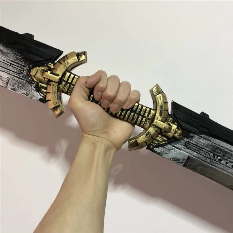 1:1 Thanos Double-edged Knife Sword 110cm Cosplay Weapon Decoration Model Figure Gift Movie Role Playing Safety PU