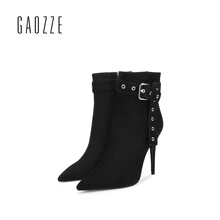 GAOZZE font b womens b font ankle boots font b shoes b font 2017 new winter