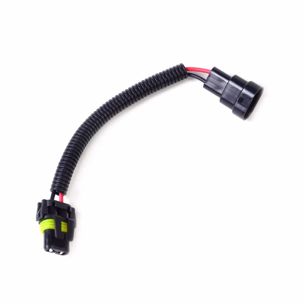 DWCX 2x Car PVC Plastic Nylon Extension Adapter Wiring Harness Socket Wire Connector for HB4 9006 9012 Headlight Fog Light Lamp-in Cables, ...