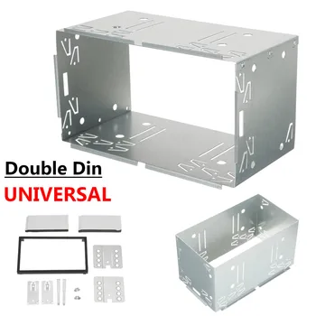 

178x100mm 6.2'' Car Universal Stereo Radio Fascia Dash Panel Metal Frame 2 Din