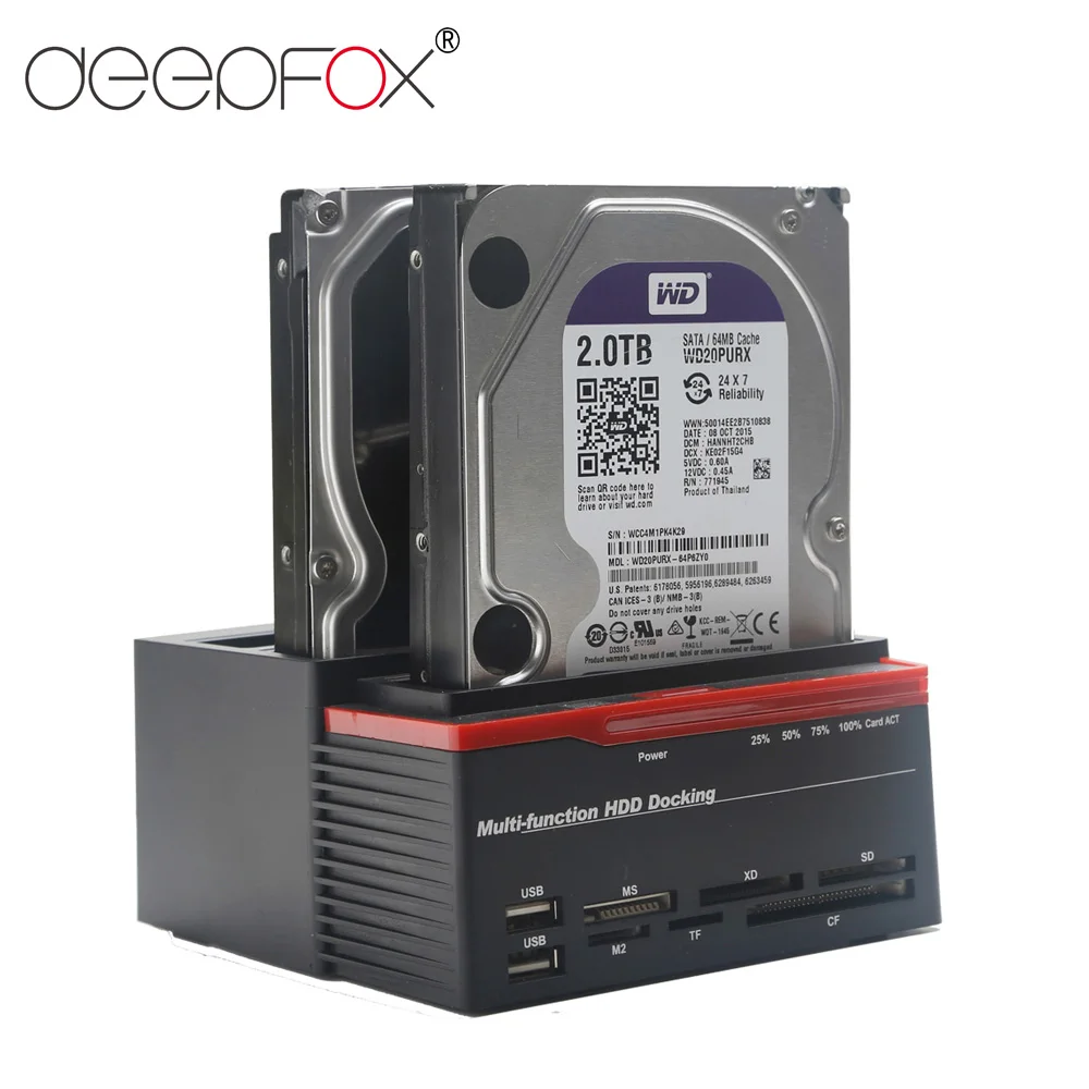 Deepfox 2 5 3 5 Usb 3 0 Type C To 2 Sata Ports 1 Ide Port Hdd Hard Drive Disk Docking Station Card Reader Hub With Otb Otc Hdd Enclosure Aliexpress Deepfox 2 5 3 5 Usb 3 0 Type C To 2 Sata Ports 1 Ide Port Hdd Hard Drive Disk Docking Station Card Reader Hub With Otb Otc Hdd Enclosure Aliexpress