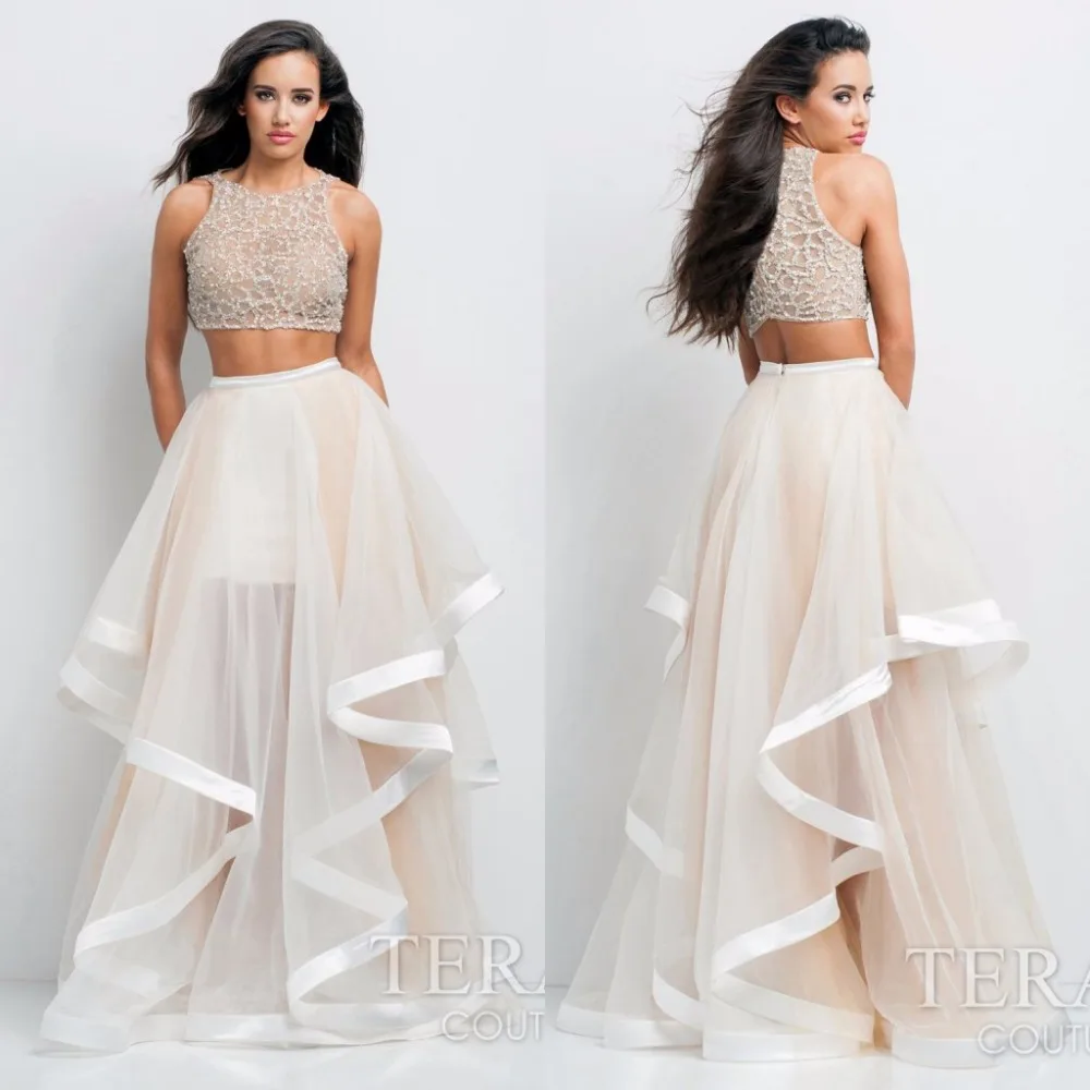 frill skirt with crop top