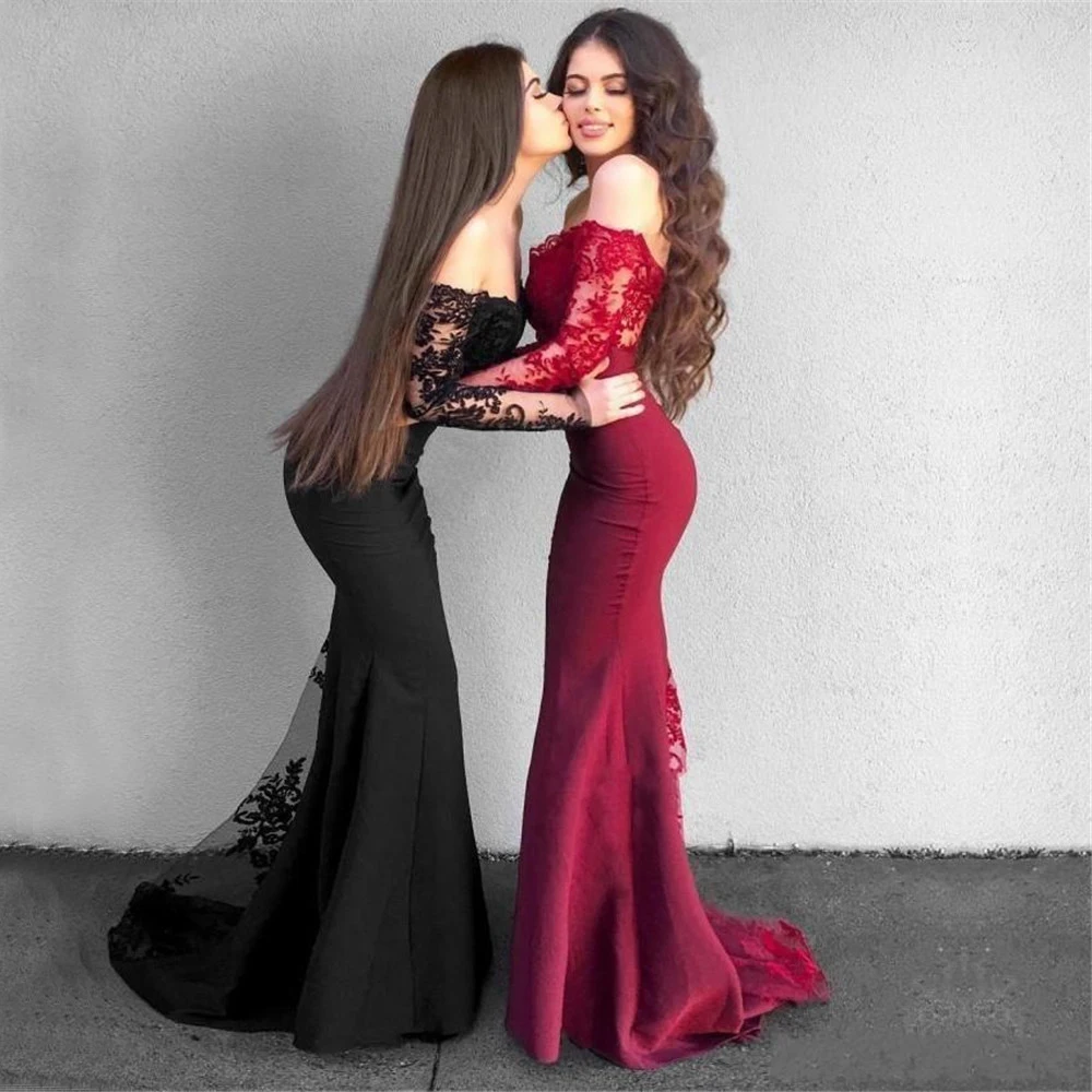 Long Sleeve Long Dresses For Wedding 