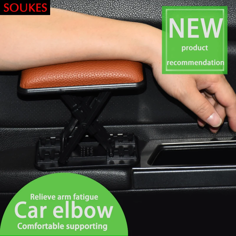 

Car Left Hand Support Rest Armrest Pad Holder For Mini Cooper Chevrolet Cruze Aveo Lacetti Seat Ibiza Mazda 3 6 CX-5 CX 3 5
