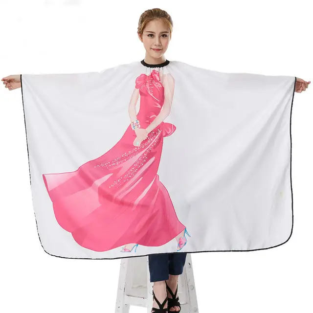 Funny Pattern Salon Hairdressing Hair Cutting Gown Barber Cape Funny Pattern Salon Hairdressing Hair Cutting Gown Barber Cape Cloth S Waterproof Wraps Haircut Umbrella