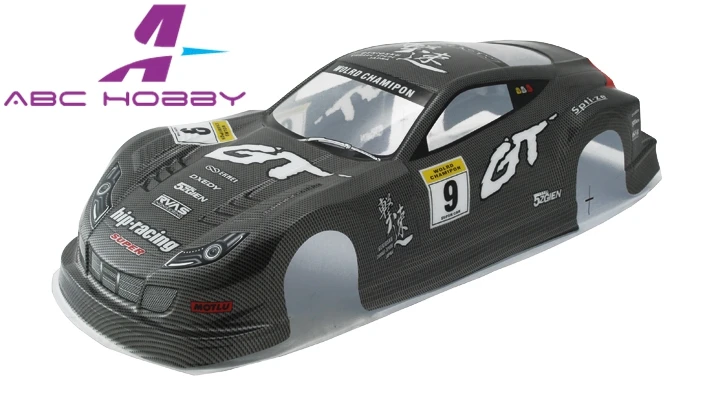 

RC Kyosho HPI Tamiya HSP Black PC Body shell For 1/10 On-Road Drift and on road Car