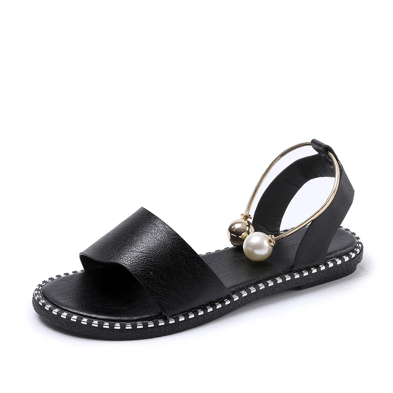 

Women Sandals Flip Flops 2019 New Summer Fashion Rome Slip-On Breathable Non-slip Shoes Woman Slides Solid Casual Female