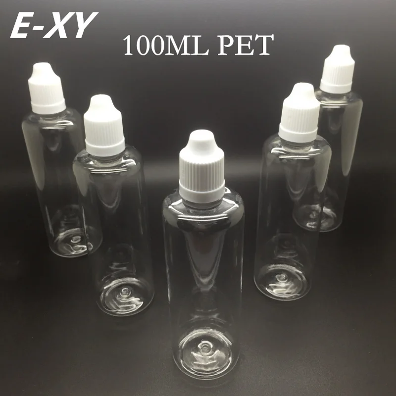 

E-XY 100ML PET bottle for liquid PET pen shape bottle crystal cap pen shape bottle Electronic cigarette VAPE Accessories