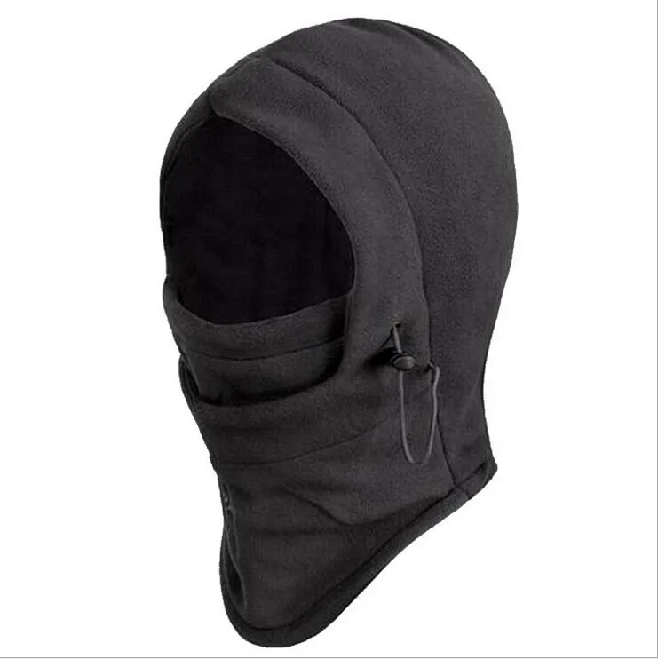 Buy Warm Fleece Solid Color Winter Masks Ski Mask Hat