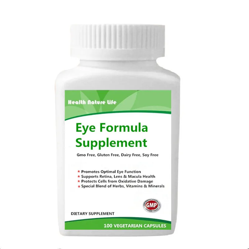 

Eye Formula Supplement - Lutein, Zeaxanthin, Bilberry Extract, L-Taurine, Zinc, Biotin, Selenium & Eyebright