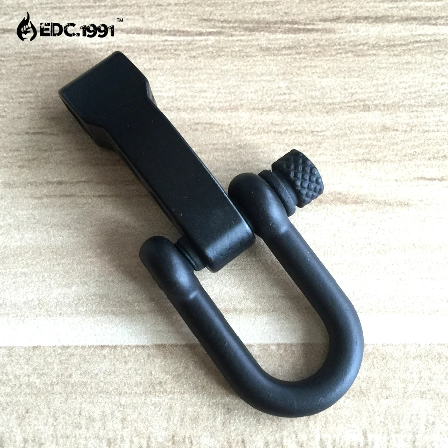 10 PCS High quality Adjustable O and U Shape Anchor Shackle Outdoor Survival Rope Paracord Bracelet Buckle For Outdoor Sport EDC