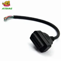 OBD OBD2 16Pin Female Extension Opening Cable Car Diagnostic Interface Connector OBD II Female Converter OBD2 Male Cable