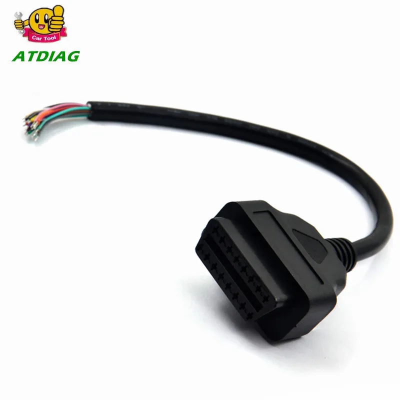 

OBD OBD2 16Pin Female Extension Opening Cable Car Diagnostic Interface Connector OBD II Female Converter OBD2 Male Cable