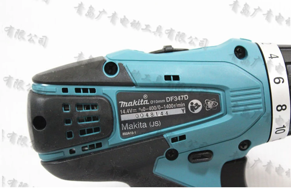 Японская Аккумуляторная дрель Makita DF347DWE Ударная дрель HP347DWE 14,4 В литиевая дрель электрическая отвертка