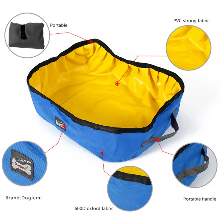 PET Cat Travel Foldable Portable Outdoor Cat Litter Waterproof Collapsible Box Kitten Toilet Training Bedpan PL0066