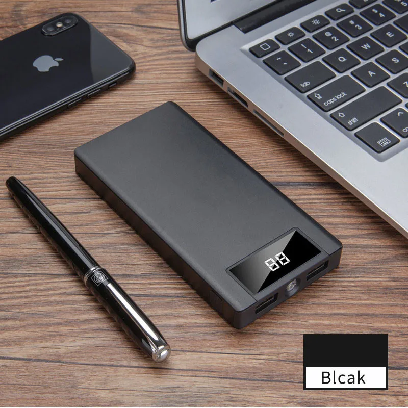 20000mAh Power Bank ultra thin Mobile Phone Charger External Battery Pack Dual USB Powerbank for iPhone Samsung Xiaomi Poverbank (12)