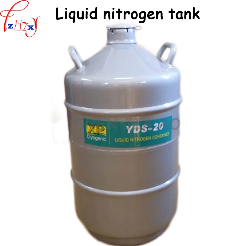 

20L YDS-20 Liquid Nitrogen Container Molecular Cream Cans Biological Containers for LN2 Cryogenic Dewar Storage Tank with Strap