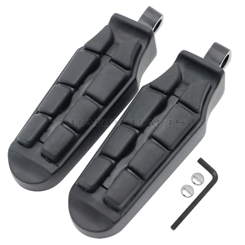 Motorcycle Accessories Motorcycle Footrests Motorcycle Foot Pedals Male Mount Motorcycle Rubber Footrest For Harley-Softail