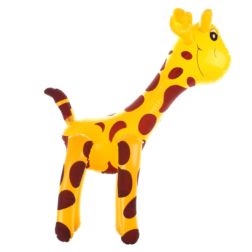 Friendly PVC Giraffe Design Inflatable Toys Children Deer Shaped Balloons Infaltable Cartoon Animals