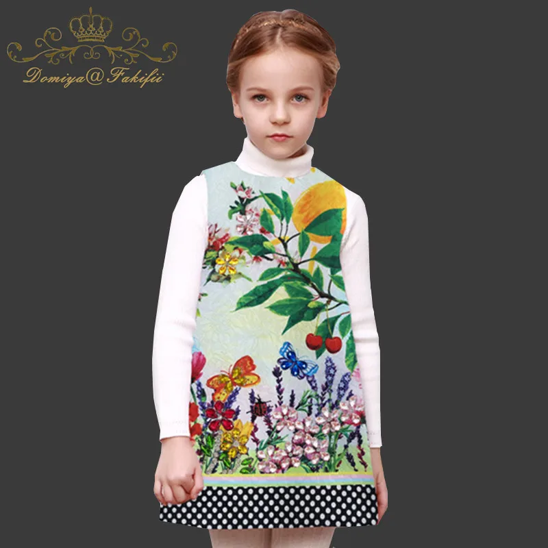 

Baby Girls Dress Unicorn Party 2018 Brand Summer Floral Dresses for Children Clothing Vestidos Girl Princess Dress Kids Costumes