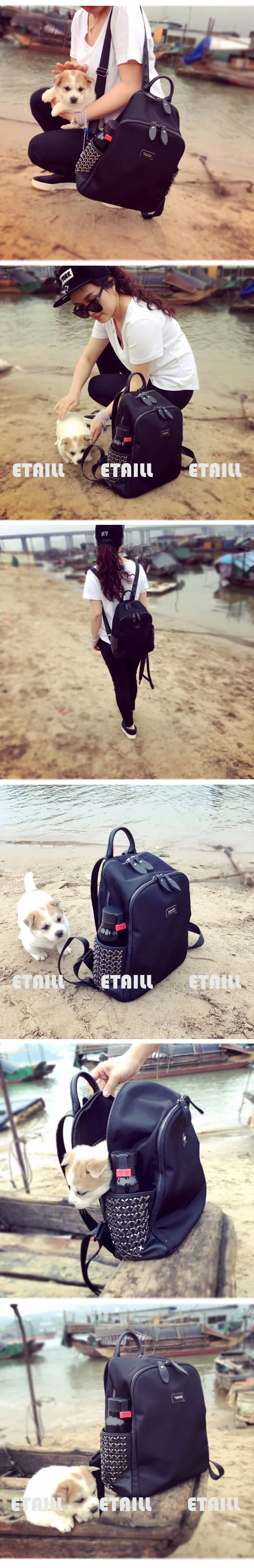 double-shoulder travel backpack for women school bags for teenagers printing