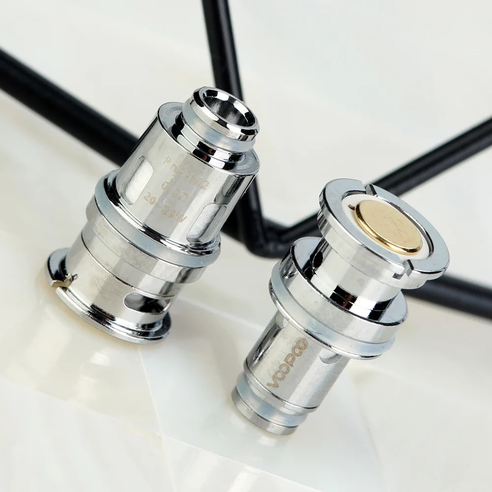 Beste 5 pcs 10 pcs VOOPOO Slepen Baby Coil PnP Spoel Hoofd met 0.6ohm 1.2ohm 0.8ohm Spoel hoofd voor VOOPOO Slepen Baby Kit