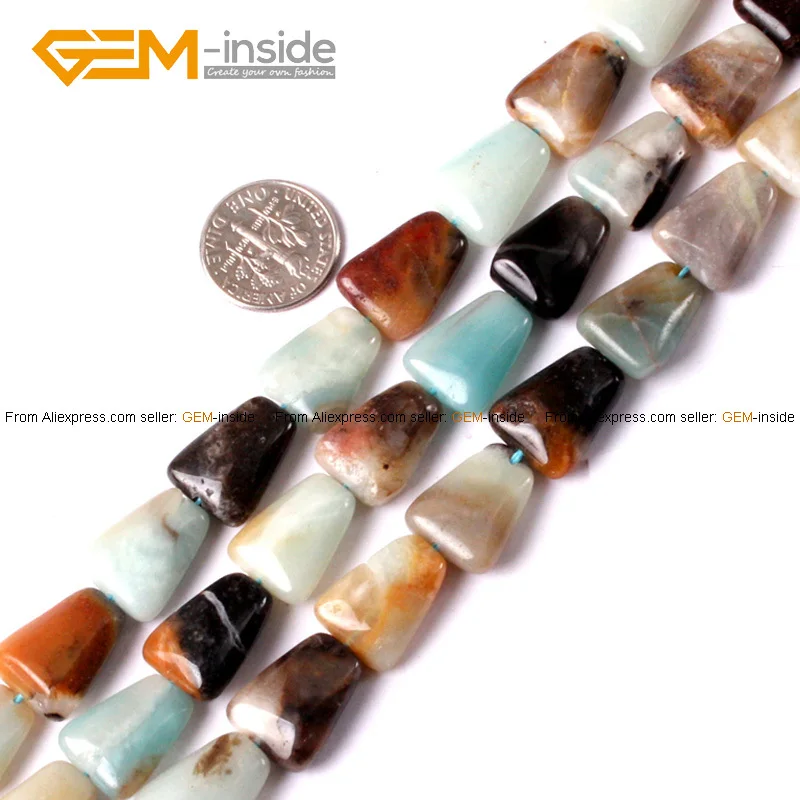Trapezoidal Amazonite Beads Beads For Diy Jewelry ...