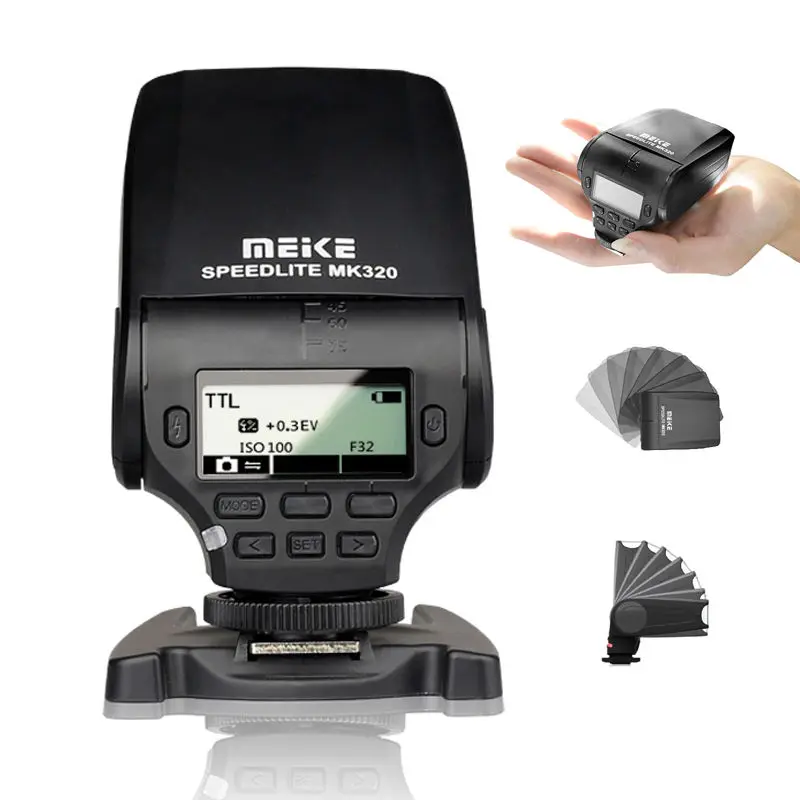 

TTL Hot Shoe Flash Speedlite light for Canon EOSM M2 100D 5D II III 6D 7D 60D 70D 80d 600D 750d 700D 1100D 1200d camera