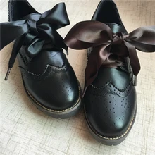 160 см/63 ''красочные женские милые шнурки фантастические 3 см ширина плоские шелковые ленты шнурки принцесса шнурки