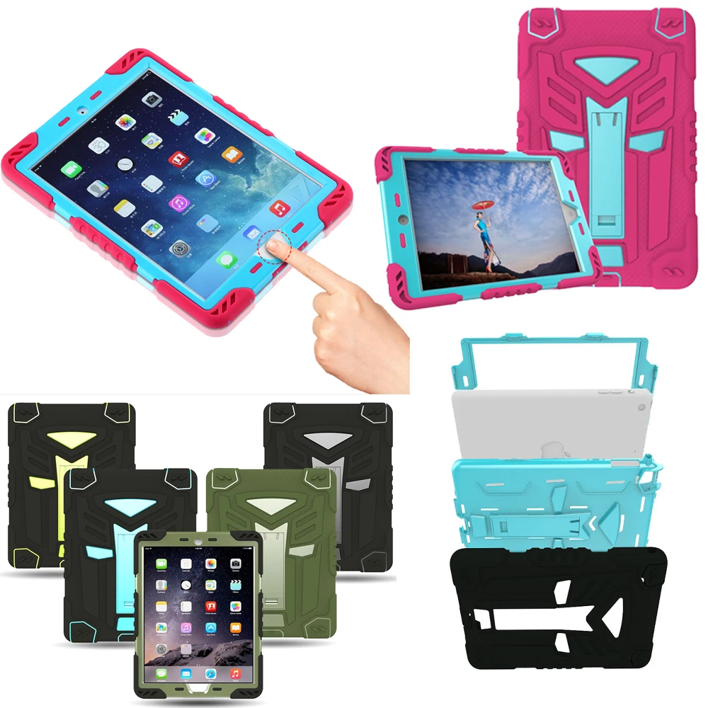 

Heavy Duty Kids Safe Silicon Stand Case for iPad Pro 9.7 inch with Stand Hybrid Tablet Protector for Apple iPad Pro 9.7 Case