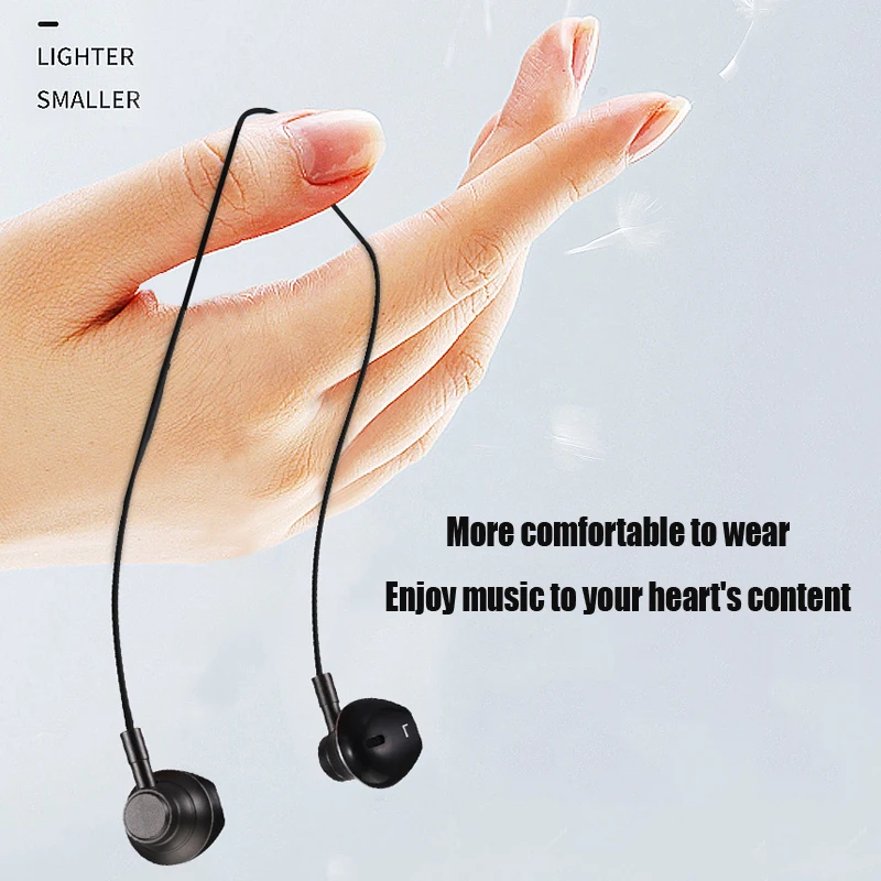 Магнитные водонепроницаемые спортивные наушники с шейным ободом вкладыши