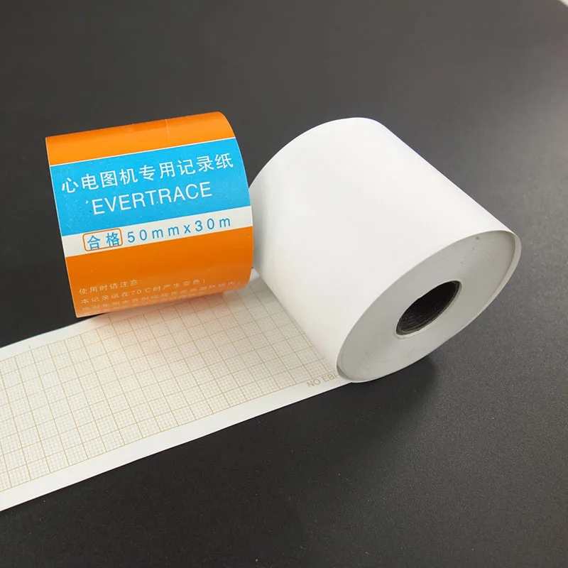 

ECG thermal paper 50mm x 30m 4 Rolls/Lot