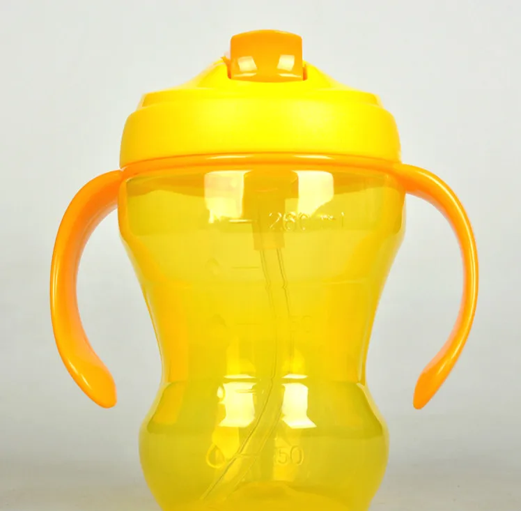 Новое поступление, Детская герметичная чашка для новорожденных, емкость для напитков чайник, чашка из полипропиленового материала, бутылка для детей, 260 мл - Цвет: O