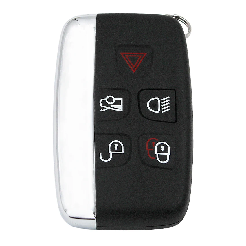 Чехол для смарт ключей Jaguar XJ 2010 2011 2012 2013 XJL XF с 5 кнопками дистанционного