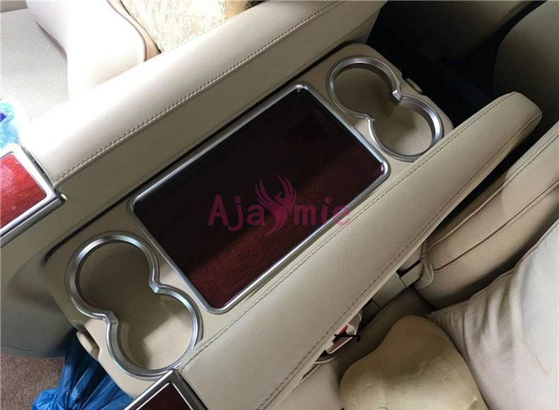 Chrome Rear Seat Water Cup Holder Cover For Toyota Tacoma 2016-2019
