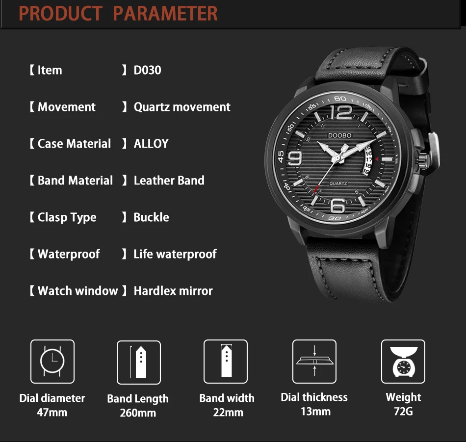 TEND Luxury Brand Men Analog Leather Sports Watches Men's Army Military Watch Male Date Quartz Clock Relogio Masculino Top