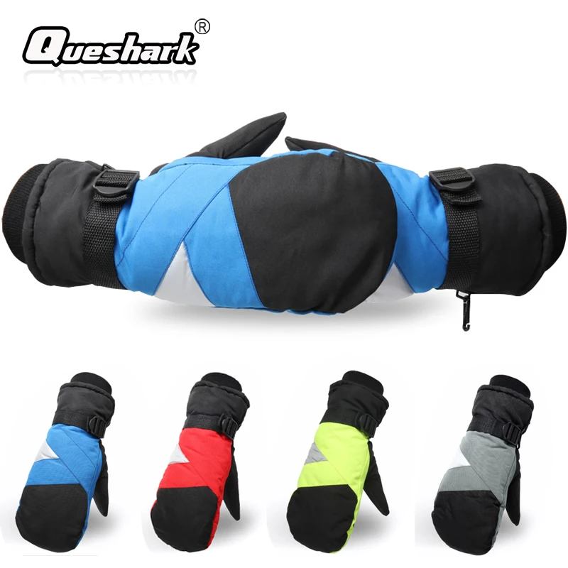 

Waterproof Thermal Women Man Winter Ski Gloves Snowboard Snowmobile Motorcycle Outdoor Sports Gloves Cycling Snow Mittens