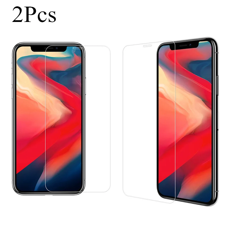 

2Pcs Ultrathin Flexible Screen Protector For iphone 8 7 Plus 6 6S X Xr Xs 11 Pro Max 0.2mm 9H High Sensitive Tempered Glass Flim