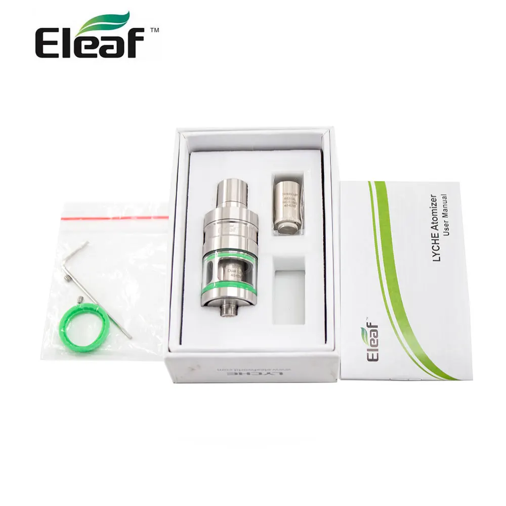 Оригинал атомайзер Eleaf LYCHE 4 мл емкость Lyche NotchCoil бак с Sub Ohm катушка нижняя