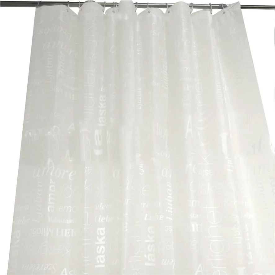 

New Waterproof Bathroom Shower Curtain 1PC 180x180 cm Bath Shower Curtain Liner Clear Non Toxic Mold Resistant 30