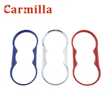 Carmilla Car Water Cup Decoration Trim Sticker ABS Chrome Accessories Case for Ford Fiesta 2009-2015 Focus 2 2009 – 2012