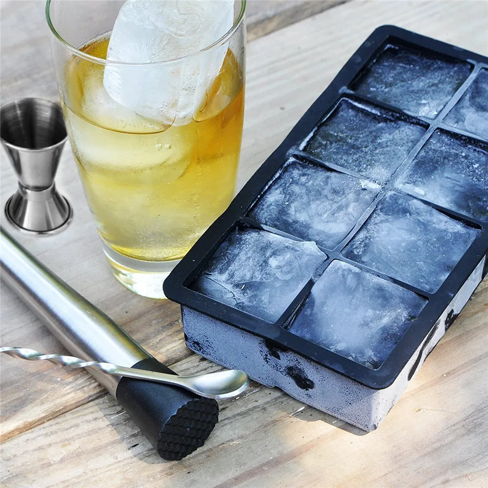 

Stainless Steel Muddler Bar Tools Cocktail Mixer Set with Muddler, Cocktail Spoon, Jig Exquisite Geometric Design