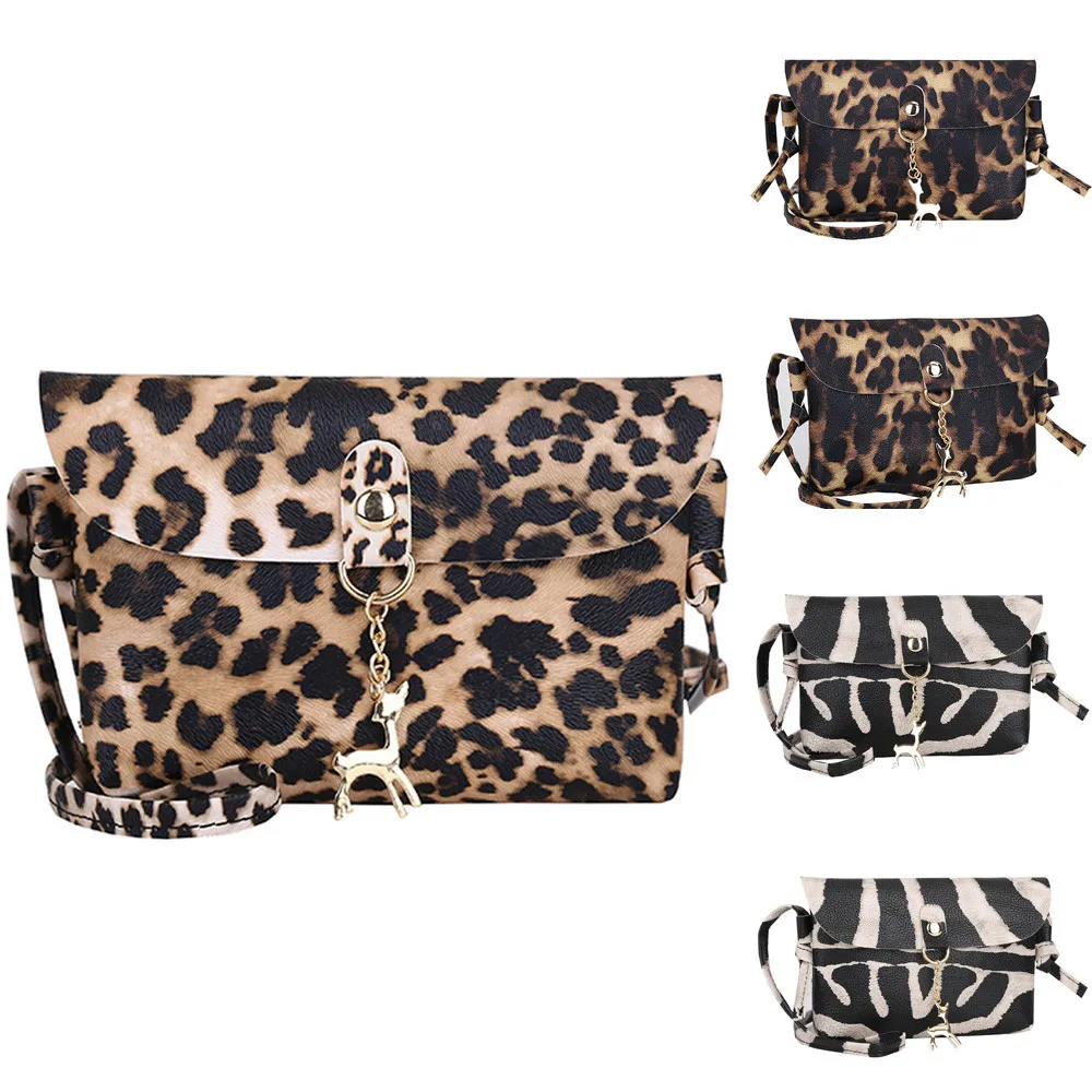 

Coneed Womens Fashion Leather Crossbody Bag Leopard Print Hasp Shoulder Bags Messenger Bag Phone Bag 2019 mar26 p30