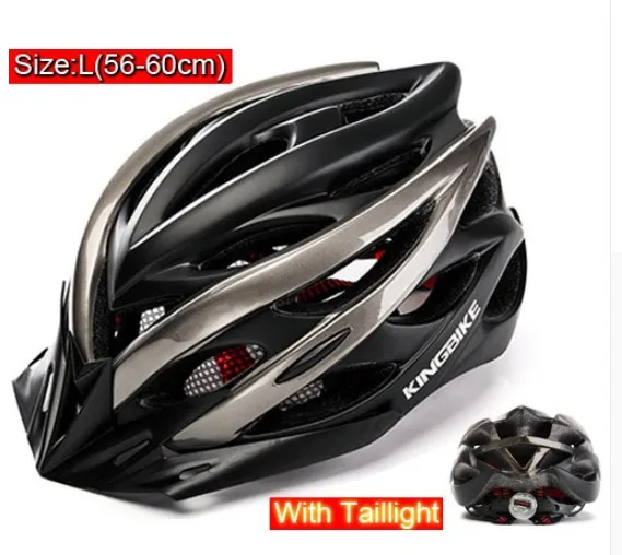 KINGBIKE свет для велосипедного шлема интегрально-Формованный MBT дорожный солнцезащитный козырек Capacete Ciclismo для мужчин и женщин Ультра светильник шлемы для горного велосипеда - Цвет: J-872-T