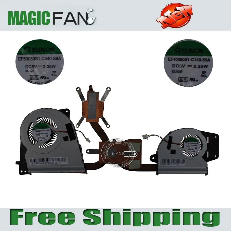 

Brand New and Original Fan and heat sink For ASUS UX303L EF50050S1-C440-S9A EF40050S1-C140-S9A DC28000EZSS