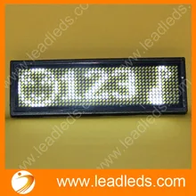 Высокая яркость светодиодный карта программируемое движущееся сообщение Экран дисплея белый светильник фиксация на подсветка для одежды светодиодный Именная Карта Лампа