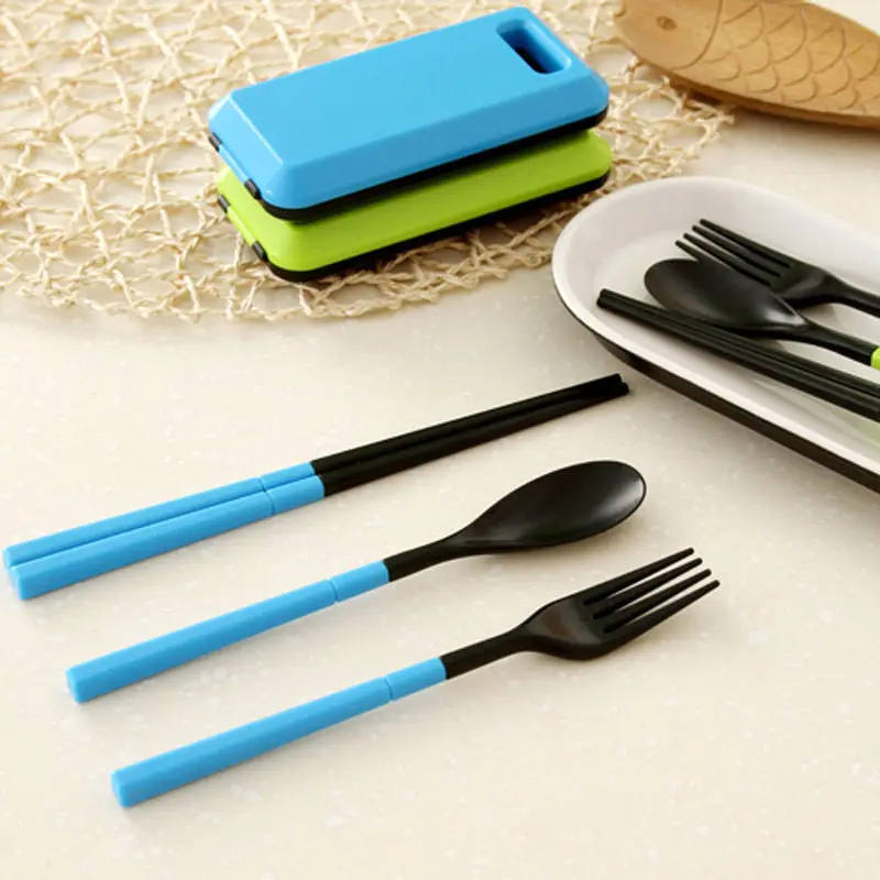 Портативный набор посуды для путешествий со складным сочетанием Bento посуда кухонные инструменты