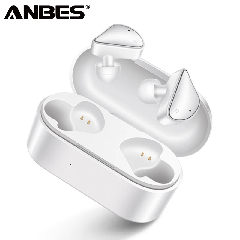 

ANBES D011 TWS wireless bluetooth 5.0 earphones Earbuds Headset wireless With Mic For iphone xiaomi huawei with charging box